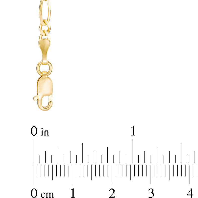 Men's 3.1mm Figaro Chain Necklace in 14K Gold - 22"