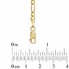 Thumbnail Image 2 of Men's 3.1mm Figaro Chain Necklace in 14K Gold - 22"