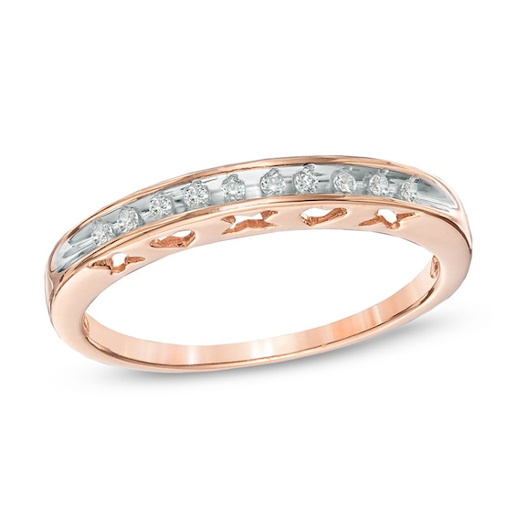 1/15 CT. T.w. Diamond Anniversary Band in 10K Rose Gold