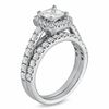 Thumbnail Image 2 of 1-3/4 CT. T.W. Princess-Cut Diamond Frame Bridal Set in 14K White Gold