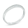 Thumbnail Image 2 of 1/10 CT. T.W. Diamond Anniversary Band in Sterling Silver