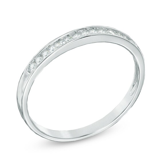 1/10 CT. T.w. Diamond Anniversary Band in Sterling Silver