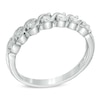 Thumbnail Image 2 of 1/8 CT. T.W. Diamond Seven Stone "S" Anniversary Band in Sterling Silver