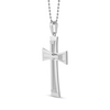 Thumbnail Image 1 of Men's Triple Layer Cross Pendant in Stainless Steel - 22"