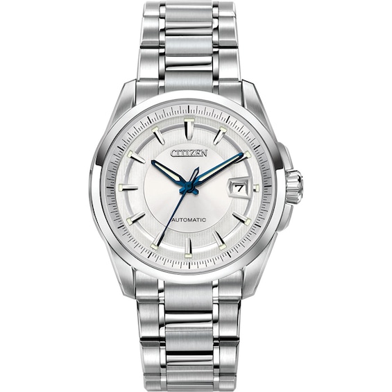 Mens Citizen Signature Grand Classic Automatic Watch with White Dial (Model: Nb0040-58A)