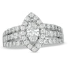 Thumbnail Image 1 of 1-1/2 CT. T.W. Marquise Diamond Frame Engagement Ring in 14K White Gold