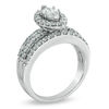 Thumbnail Image 2 of 1-1/2 CT. T.W. Marquise Diamond Frame Engagement Ring in 14K White Gold