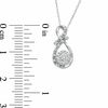 Thumbnail Image 2 of 1/4 CT. T.W. Composite Diamond Infinity Loop Pendant in 10K White Gold