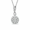 Thumbnail Image 0 of 1/3 CT. T.W. Composite Diamond Infinity Drop Pendant in 10K White Gold