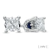 Thumbnail Image 1 of Vera Wang Love Collection 3/4 CT. T.W. Princess-Cut Diamond Stud Earrings in 14K White Gold