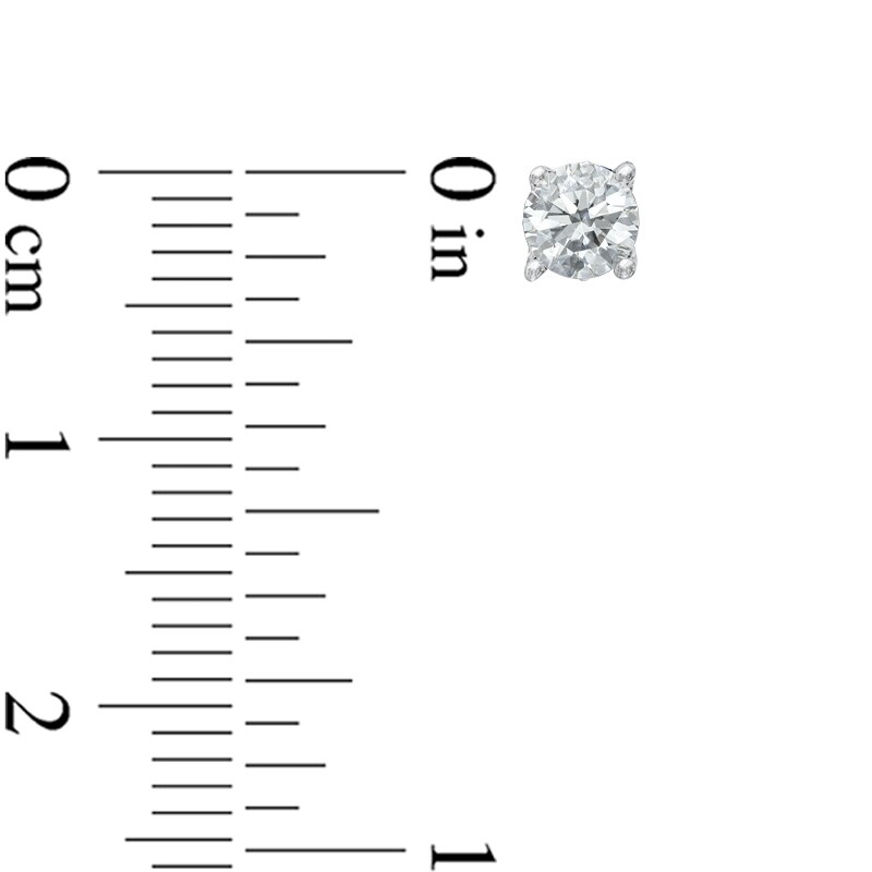 Main Image 2 of Vera Wang Love Collection 3/4 CT. T.W. Diamond Stud Earrings in 14K White Gold
