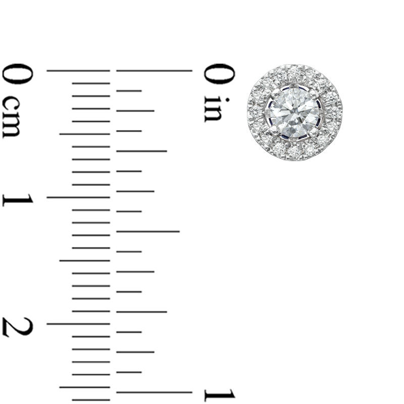 Vera Wang Love Collection 1/2 CT. T.W. Diamond Frame Stud