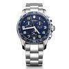 Thumbnail Image 1 of Men's Victorinox Swiss Army Classic Chronograph Watch with Blue Dial (Model: 241497)