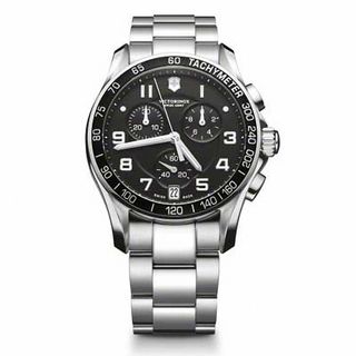 Victorinox Swiss Army Chrono Classic Black Strap Men's Watch