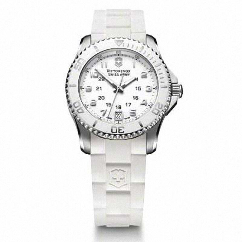 Main Image 1 of Ladies' Victorinox Swiss Army Maverick GS Strap Watch with White Dial (Model: 241492)