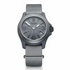 Thumbnail Image 1 of Men's Victorinox Swiss Army Original Strap Grey PVD Watch with Grey Dial (Model: 241515)
