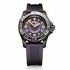 Thumbnail Image 1 of Ladies' Victorinox Swiss Army Dive Master 500 Black PVD Strap Watch with Purple Dial (Model: 241558)