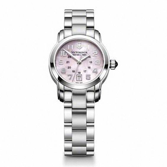 Ladies' Victorinox Swiss Army Vivante Watch with Pink Mother-of-Pearl Dial (Model: 241056)