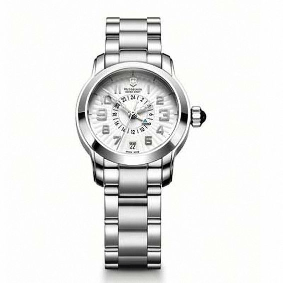 Zales Ladies' Victorinox Swiss Army Vivante Dual Time Watch (Model