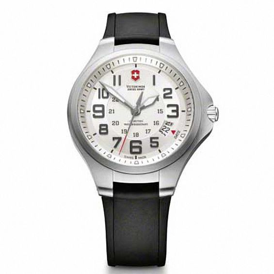 Men's Victorinox Swiss Army Base Camp Watch with Silver Dial (Model: 241332)