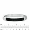 Thumbnail Image 1 of Men's Tread Bangle in Rubber and Stainless Steel
