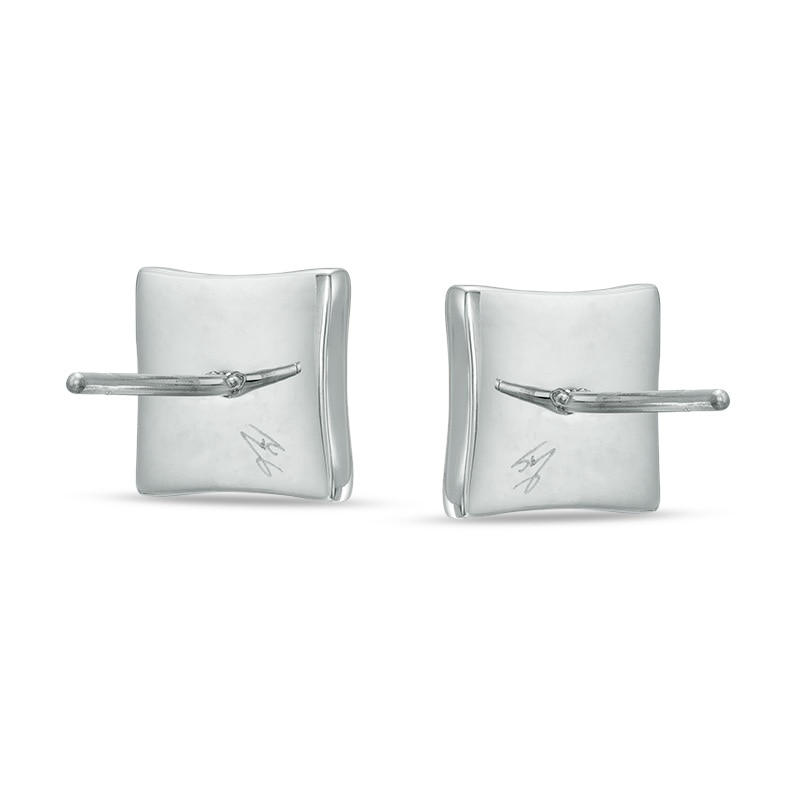 Main Image 2 of 1/4 CT. T.W. Diamond Star Earrings in Stainless Steel