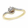 Thumbnail Image 1 of 1/10 CT. T.W. Diamond Bypass Promise Ring in 10K Gold