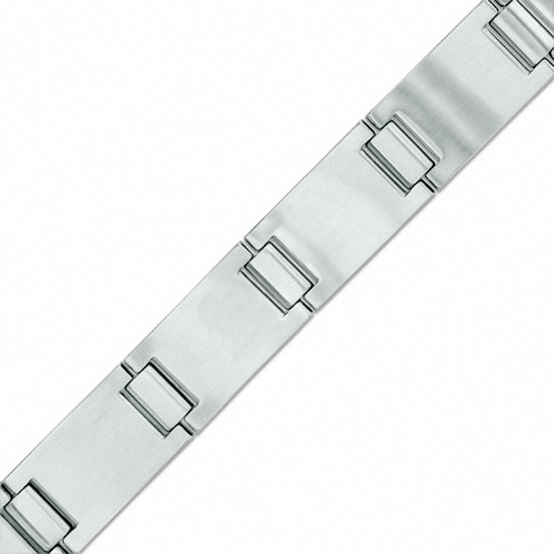 Main Image 2 of 1/5 CT. T.W. Diamond Bracelet in Two-Tone Stainless Steel - 8.25"