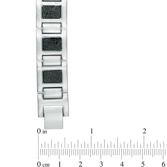 1/5 CT. T.w. Diamond Bracelet in Two-Tone Stainless Steel - 8.25"