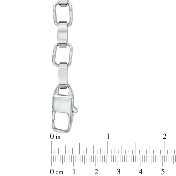 Link Necklace and Bracelet Set in Stainless Steel