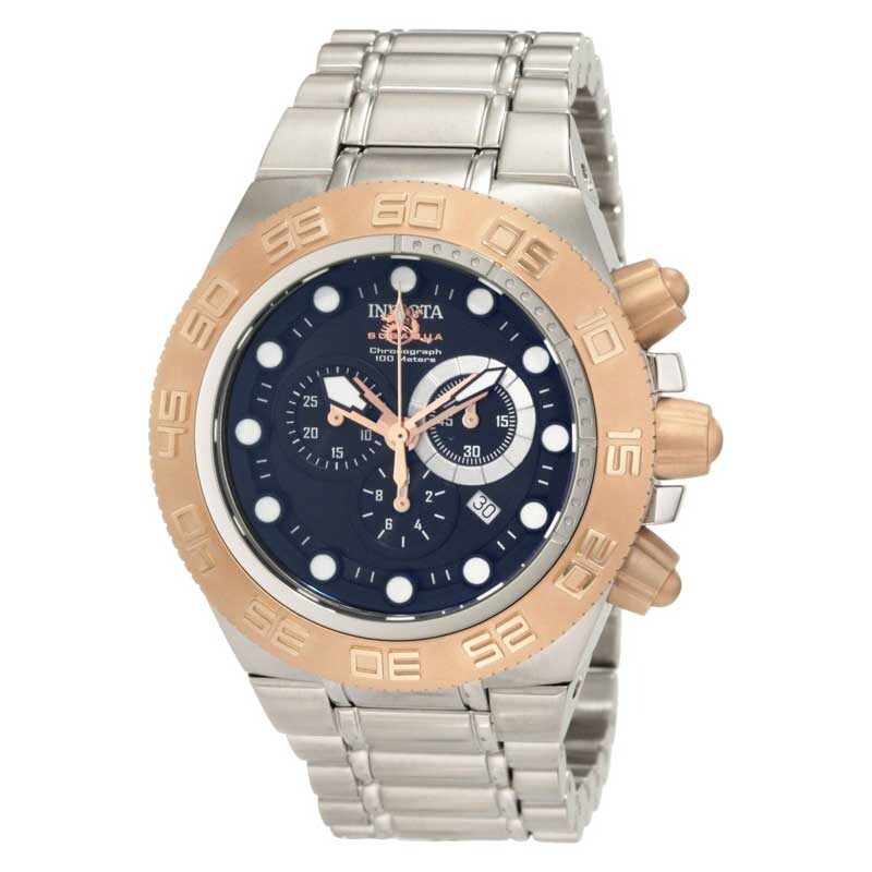 Main Image 1 of Men's Invicta Subaqua Chronograph Two-Tone Watch with Black Dial (Model: 1529)