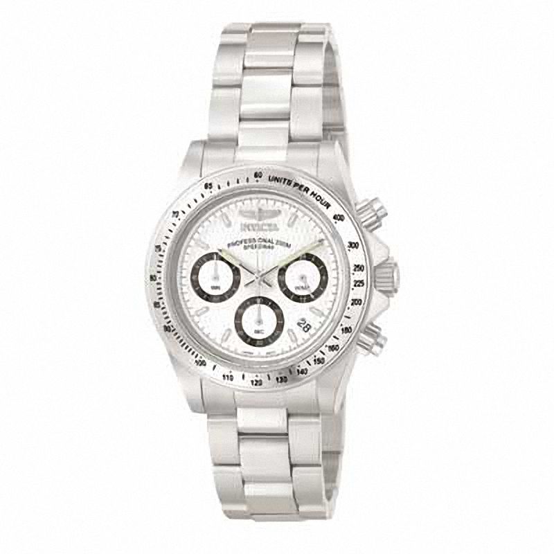 Main Image 1 of Men's Invicta Speedway Chronograph Watch with White Dial (Model: 9211)