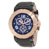 Thumbnail Image 1 of Men's Invicta Ocean Reef Rose-Tone Strap Watch with Blue Dial (Model: 10584)