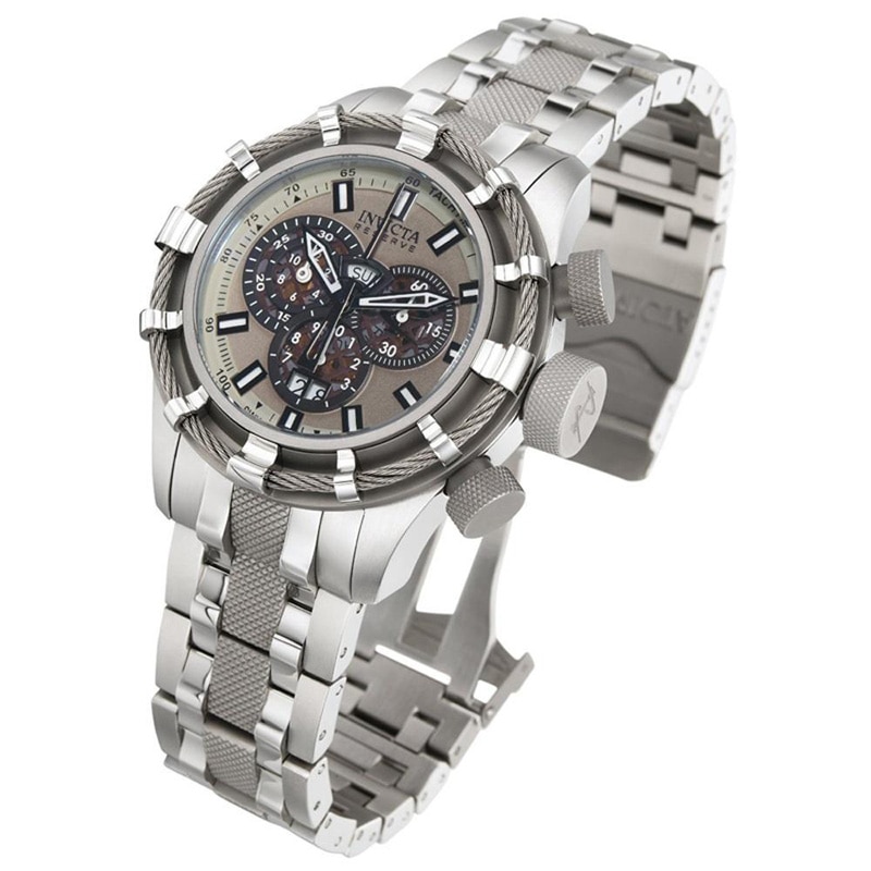 Main Image 1 of Men's Invicta Reserve Chronograph Watch with Grey Dial (Model: 0968)