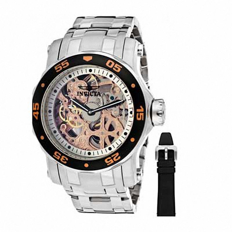 Men's Invicta Pro Diver Automatic Watch with Exhibition Dial (Model: 10305)