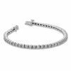 Thumbnail Image 1 of 1/2 CT. T.W. Diamond Tennis Bracelet in Sterling Silver - 7.25"