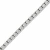 Thumbnail Image 0 of 1/4 CT. T.W. Diamond Illusion Tennis Bracelet in Sterling Silver