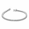 Thumbnail Image 1 of 1/4 CT. T.W. Diamond Illusion Tennis Bracelet in Sterling Silver