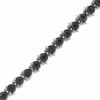 Thumbnail Image 0 of 1/4 CT. T.W. Black Diamond Tennis Bracelet in Sterling Silver