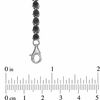 Thumbnail Image 3 of 1/4 CT. T.W. Black Diamond Tennis Bracelet in Sterling Silver