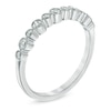 Thumbnail Image 1 of 1/4 CT. T.W. Diamond Bezel-Set Band in 10K White Gold