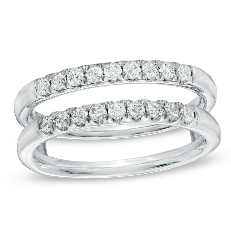 Celebration Lux® 1/2 CT. T.W. Diamond Solitaire Enhancer in 18K White Gold (I/SI2)