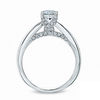 Thumbnail Image 1 of Celebration Ideal 7/8 CT. T.W. Certified Diamond Engagement Ring in 14K White Gold (J/I1)