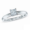 Thumbnail Image 0 of Celebration Ideal 7/8 CT. T.W. Princess-Cut Diamond Engagement Ring in 14K White Gold (J/I1)