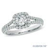 Thumbnail Image 1 of Celebration Fire™ 1 CT. T.W. Diamond Engagement Ring in 14K White Gold (H-I/SI1-SI2)