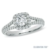 Thumbnail Image 0 of Celebration Fire™ 1 CT. T.W. Diamond Engagement Ring in 14K White Gold (H-I/SI1-SI2)