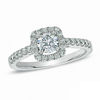 Thumbnail Image 0 of Celebration Fire™ 7/8 CT. T.W. Diamond Engagement Ring in 14K White Gold (H-I/SI1-SI2)