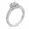 Thumbnail Image 2 of Celebration Fire™ 7/8 CT. T.W. Diamond Engagement Ring in 14K White Gold (H-I/SI1-SI2)