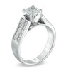 Thumbnail Image 2 of 1/2 CT. T.W. Diamond Double Row Semi-Mount in 14K White Gold