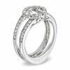 Thumbnail Image 2 of 1/2 CT. T.W. Diamond Circle Frame Solitaire Enhancer in 14K White Gold
